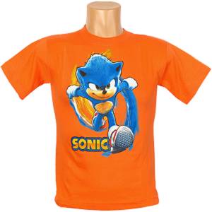 Detské tričko s krátkym rukávom Sonic, oranžové