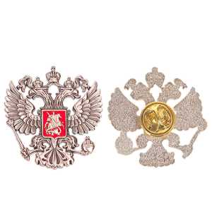 Kovový odznak ruský symbol