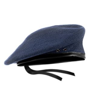 Čiapka baretka modrá