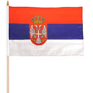 Srbská vlajka 40x30cm
