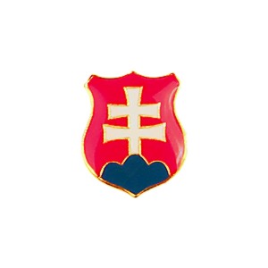 Kovový odznak slovenský erb
