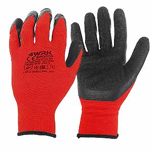 Červené rukavice pracovné 4WRK