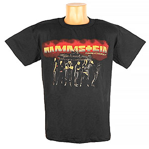 Pánske tričko Rammstein Made in Germany čierne