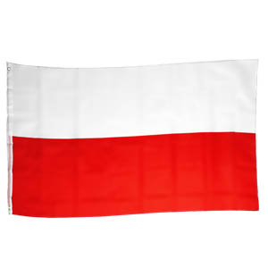 Vlajka Poľská veľká 1,5 x 0,9 m