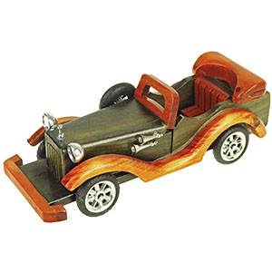 Drevený model auta cabriolet 24cm