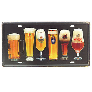 Retro ceduľa Pivo 30x15cm