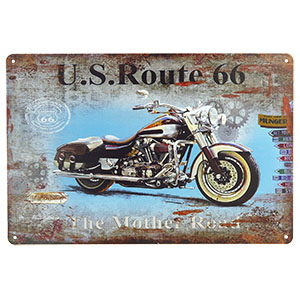 Retro ceduľa U.S.Route 66 30 x 20 cm