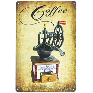 Retro tabuľa Coffee 20 x 30 cm