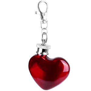 Mini ploskačka kľúčenka srdce