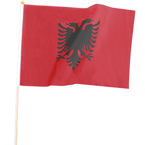 Vlajka Albánska 45 x 30 cm