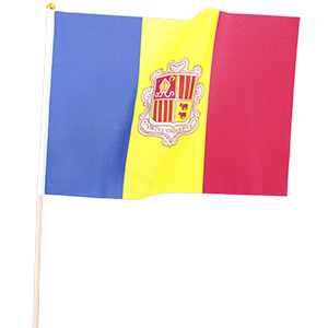 Vlajka Andorry 45 x 30 cm