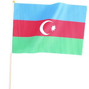 Vlajka Azerbajdžanu 45 x 30 cm