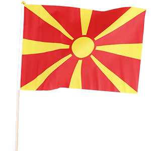 Vlajka Severného Macedónska 45 x 30 cm