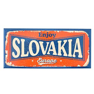 Magnetka na chladničku Slovakia Retro