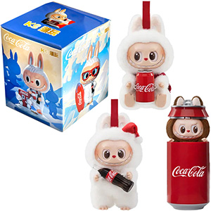 Labubu bábika Coca Cola kľúčenka Blind Box