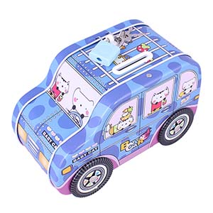 Kovová pokladnica Auto