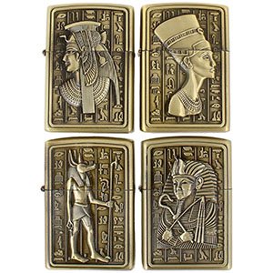 Zapaľovače benzínové sada 4 ks Egypt