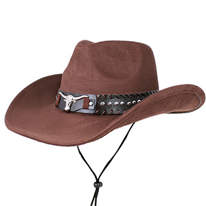 Kovbojský klobúk Býk hnedý