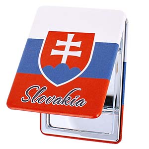 Vreckové zrkadielko Slovakia 9x6cm