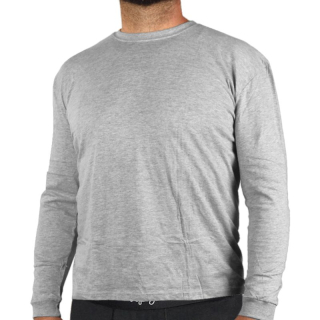 Tričko s dlhým rukávom Nátelník sivý