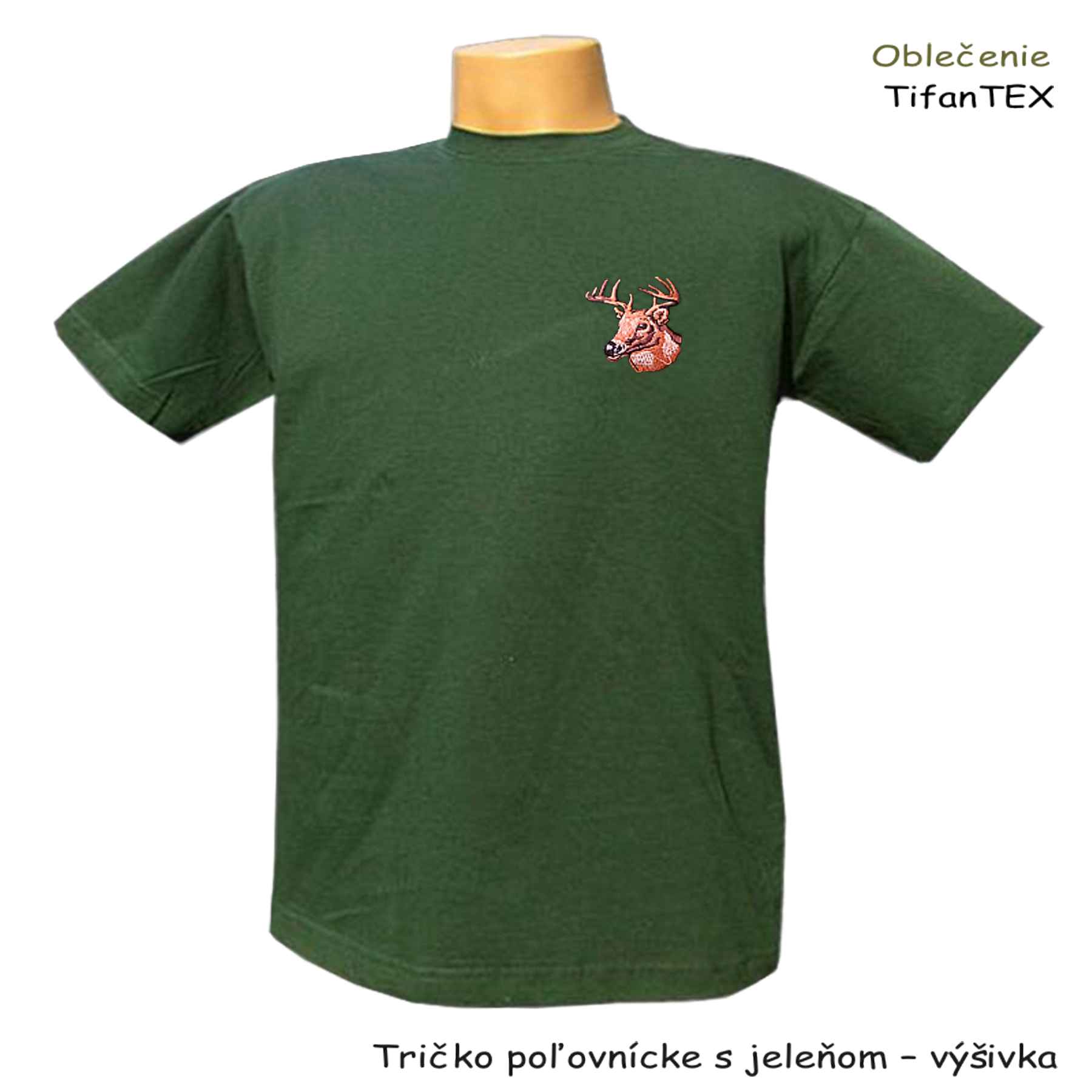 Tričko poľovnícke s jeleňom