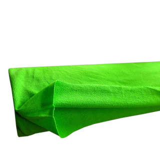 Bavlnený úplet, metrážová látka, neónová zelená šírka 220cm 